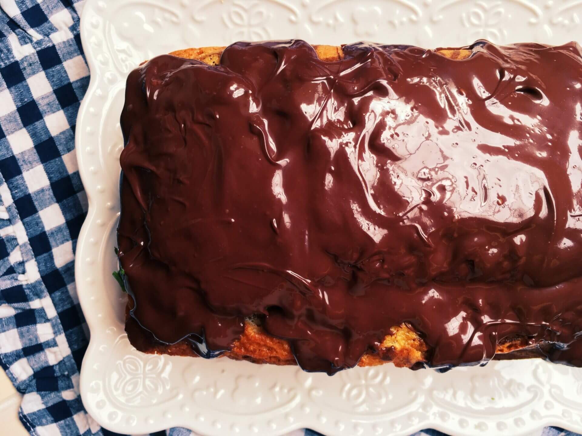 Cake Marmoleado de Vainilla y Chocolate