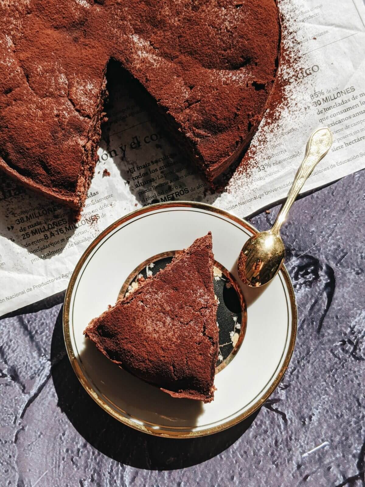 Cake de Chocolate y Vino Tinto