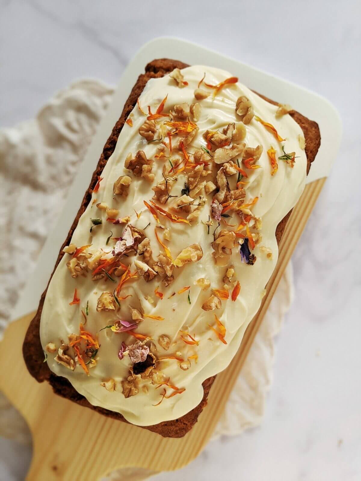 Cake de Zanahoria con Frosting de Queso Crema
