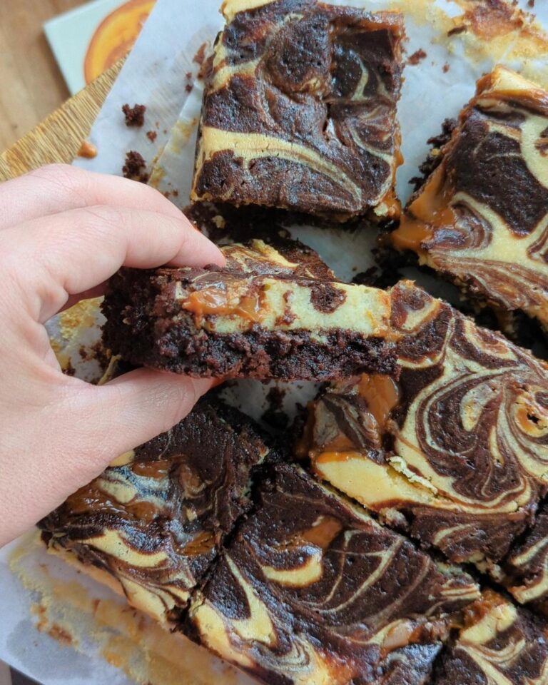 dulce de leche cheesecake brownies