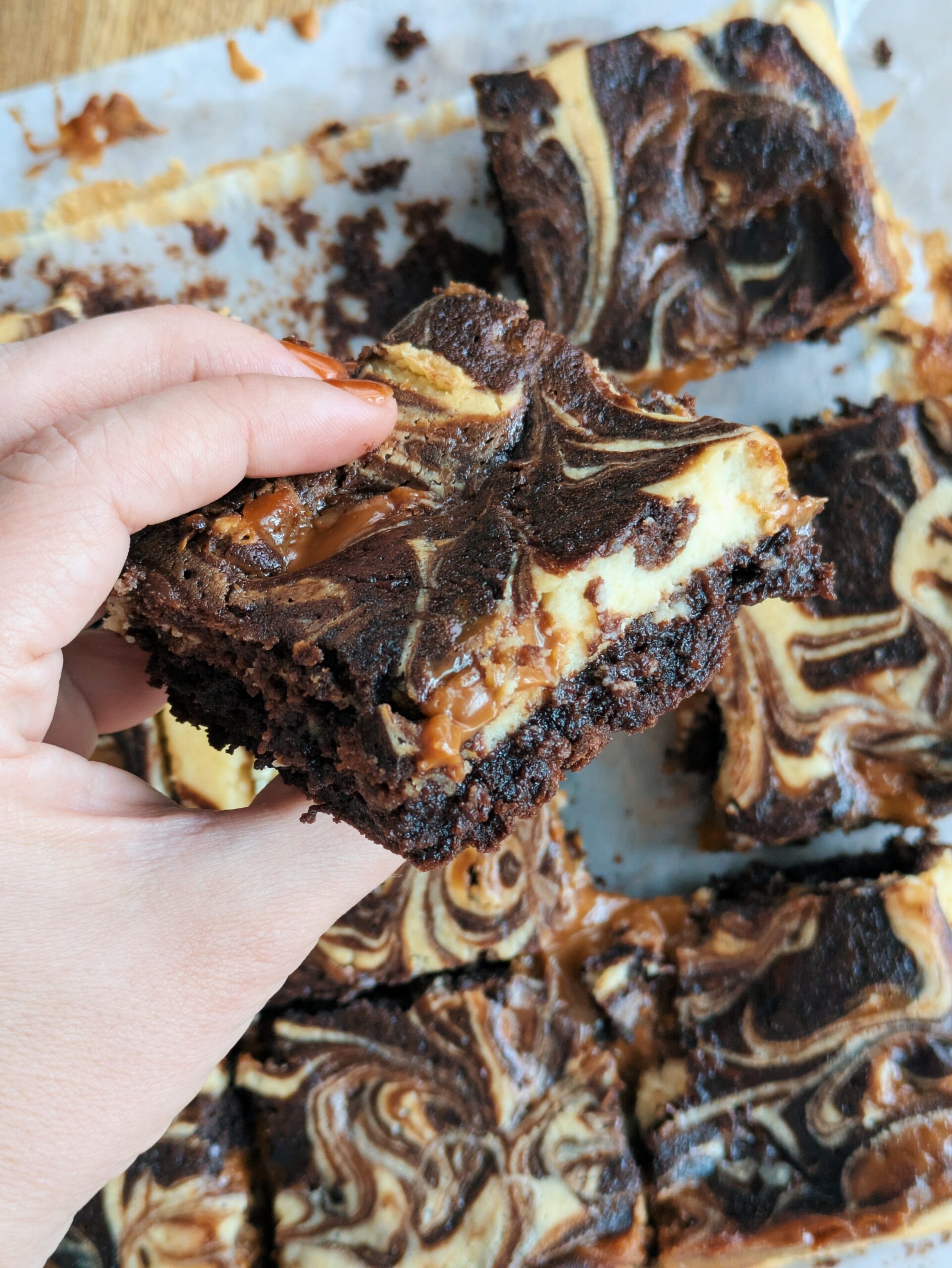 dulce de leche cheesecake brownies