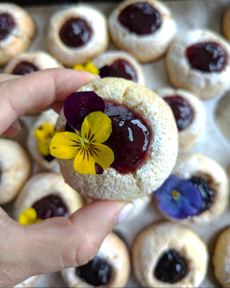 Galletas de queso crema y mermelada