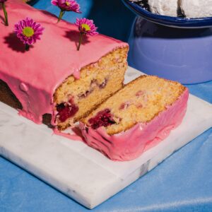 Cake de Queso Crema y Glaseado de Frambuesas Eventos