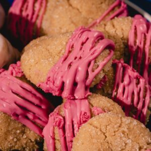 Mini Sugar Cookies con Glaseado de Frambuesa Eventos